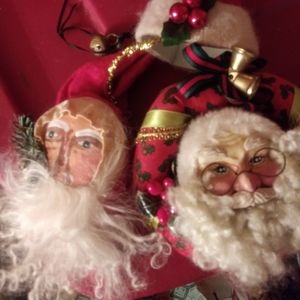 Vintage folk art ornament lot
